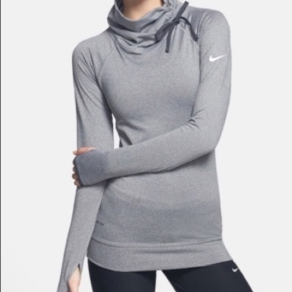 Nike Pro Dri Fit cowl pullover - Picture 1 of 9